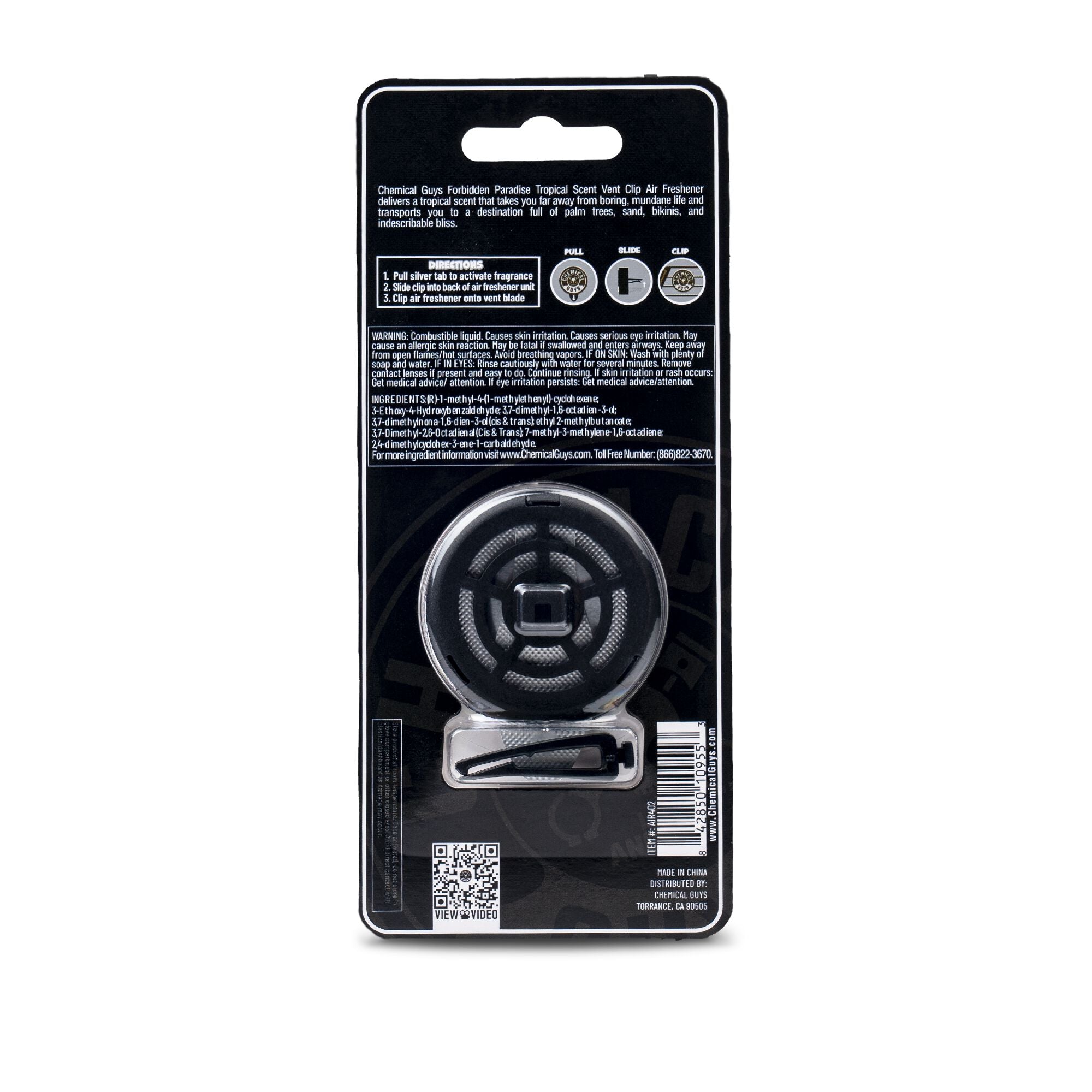 Forbidden Paradise Tropical Vent Clip Air Freshener - Image 3
