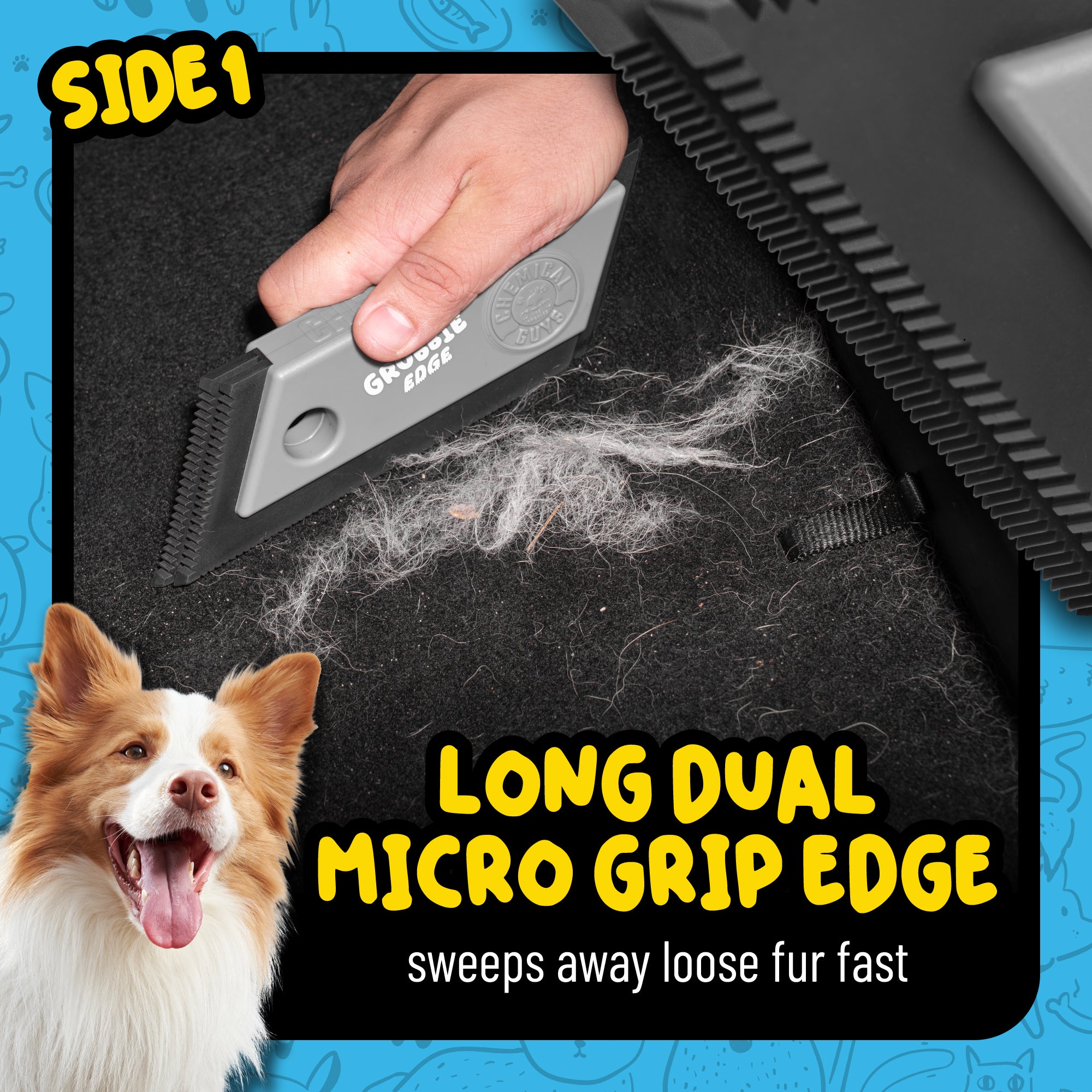 Grubbie Edge Pet Hair Removal Tool - Image 2