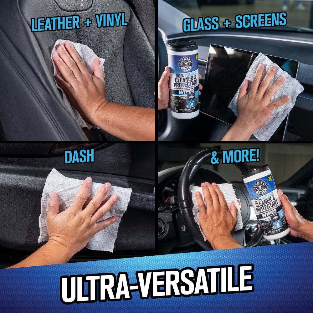 Total Interior Cleaner & Protectant Canister Wipes - Image 4