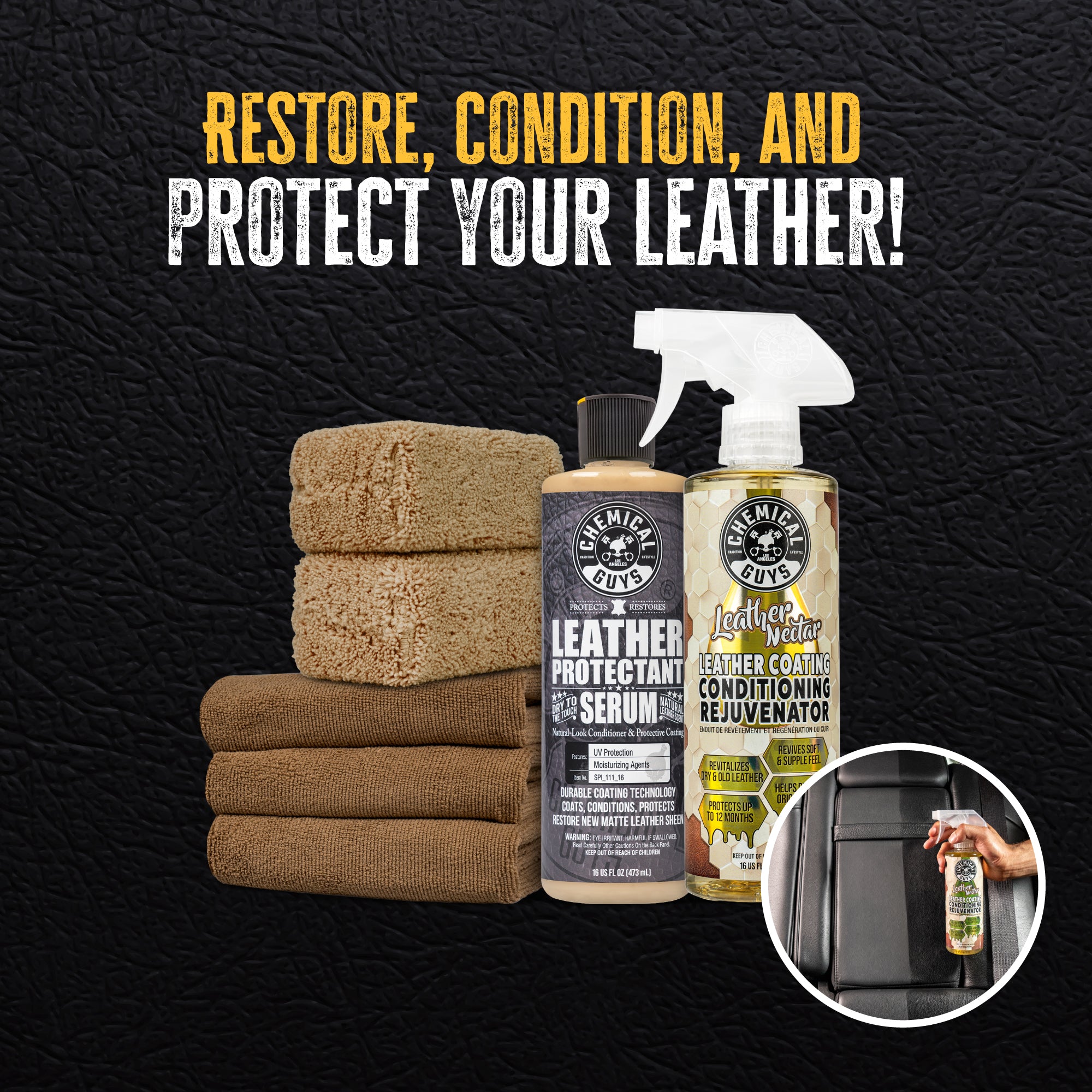 Leather Rejuvenate & Protect Kit - Image 3