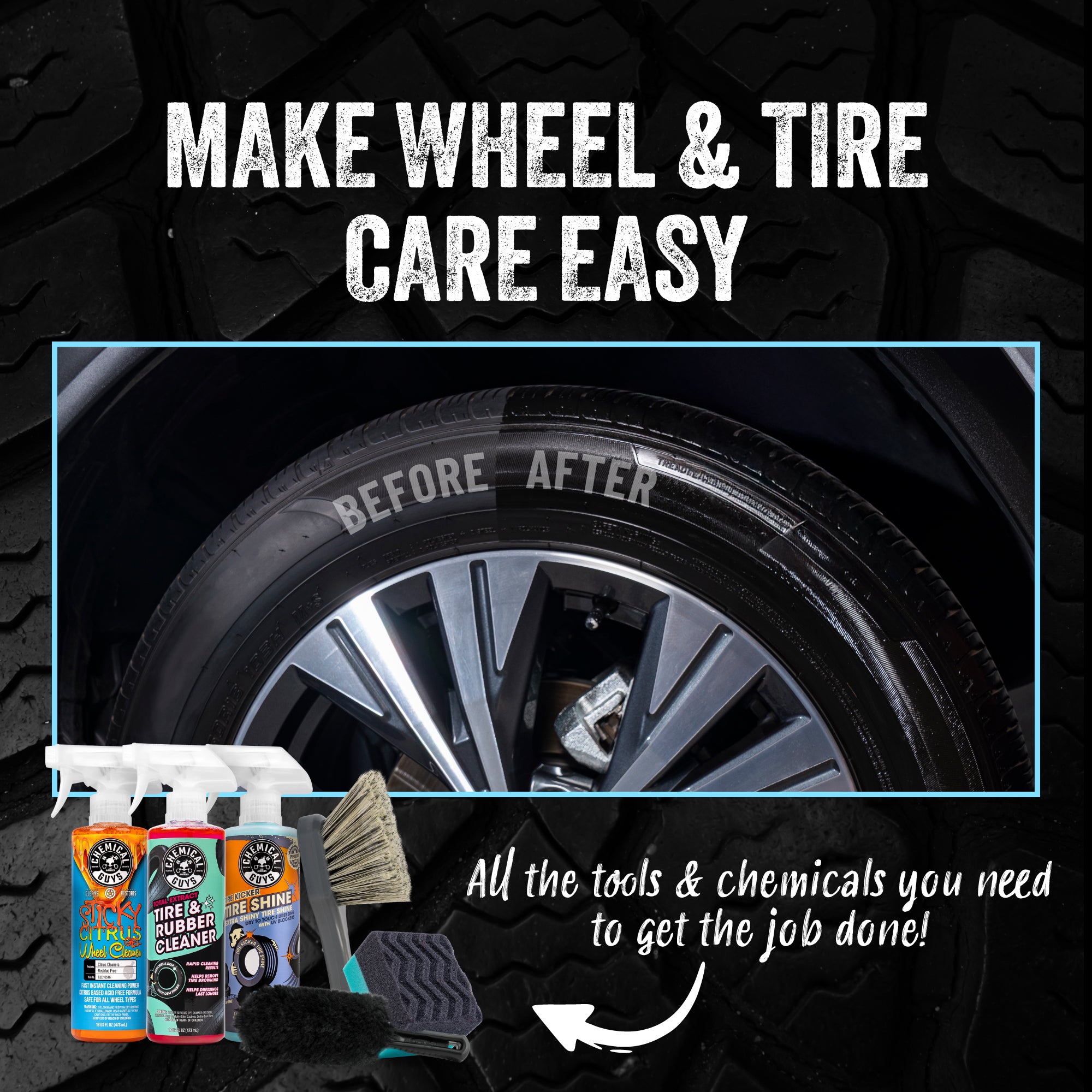 Wheel & Tire Complete Clean Kit - Image 3